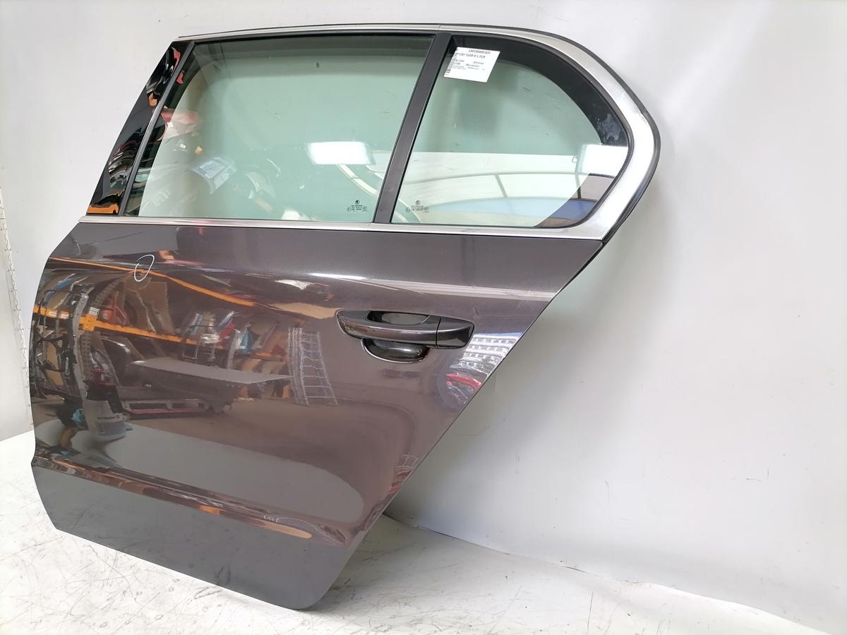 Skoda Superb 2 3T original T&uuml;r hinten links LF8M Moccabraun Flie&szlig;heck Rohbau Bj.2009